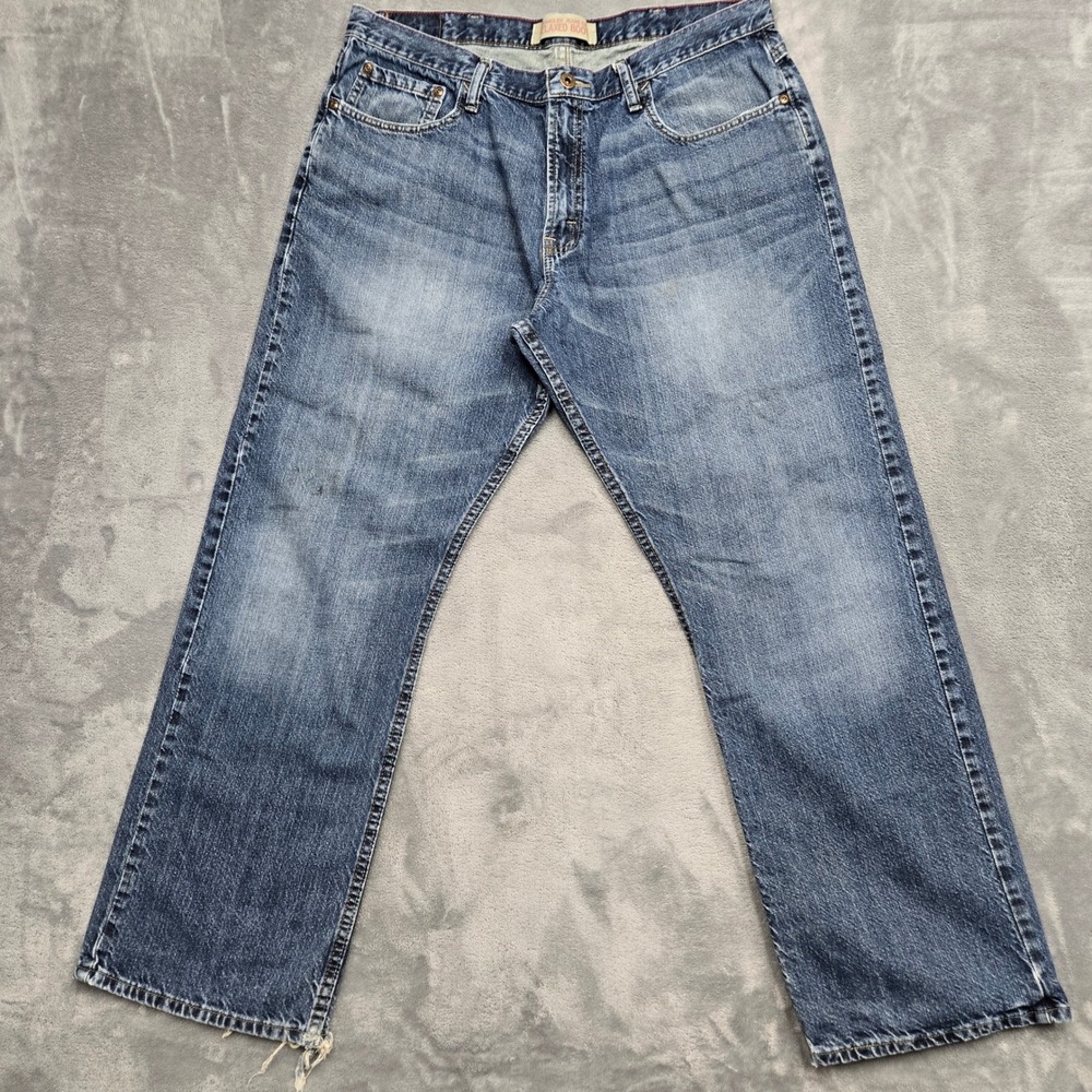 Vintage Wrangler Jeans Co Mens Size 36x30 Relaxed Boot Cut Blue Denim Jeans